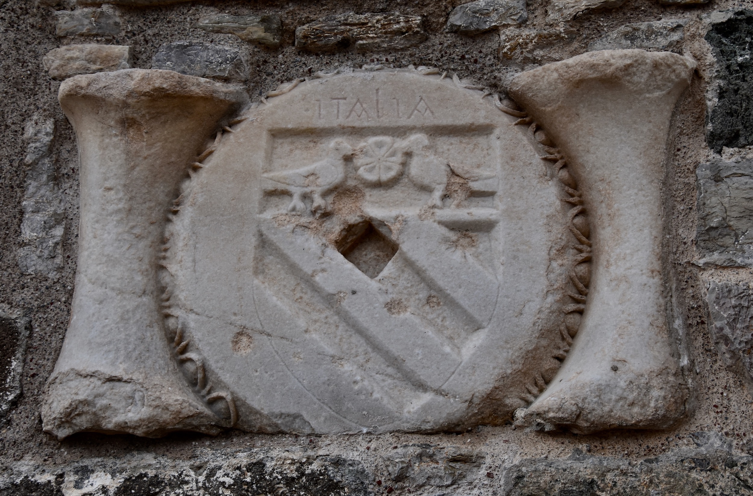 Coat of Arms of the Italian Tower, Bodrum Castle