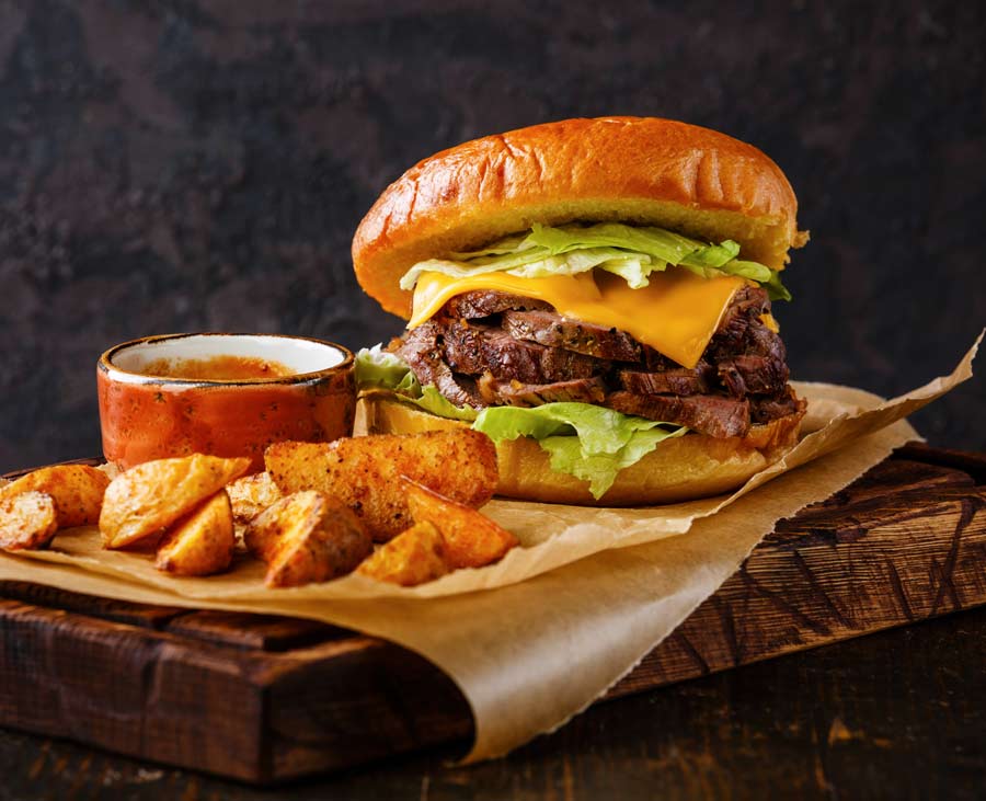 Burgers and Fries in Atlantic City