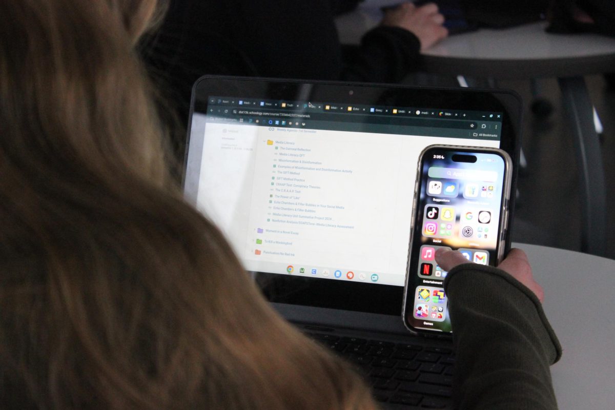 The phone ban that the school recently got put into place has students more unattached to the lessons in class than we thought.