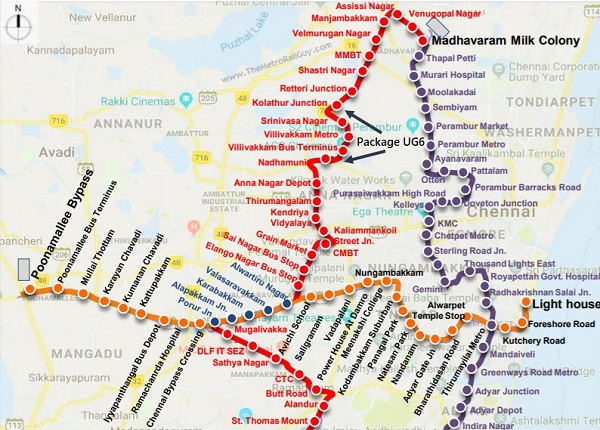 Bids Invited for Chennai Metro Line-5’s Underground Work - The Metro ...