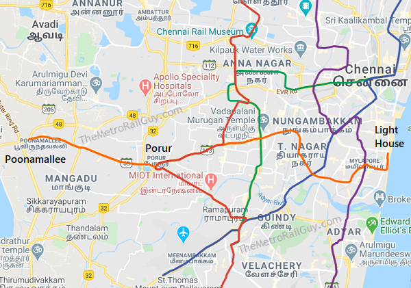 Chennai Metro’s Phase 2 Approved by Central Government - The Metro Rail Guy