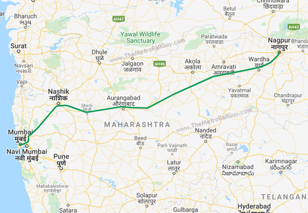 Mumbai Nagpur Expressway Map, Mumbai Nagpur Expressway, 42% OFF