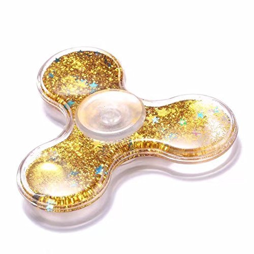 Glitter fidget spinner for autism spectrum disorder.