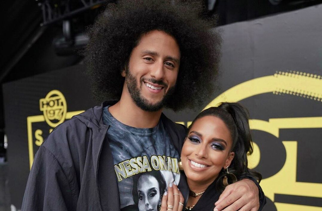 Colin Kaepernick and Nessa Diab