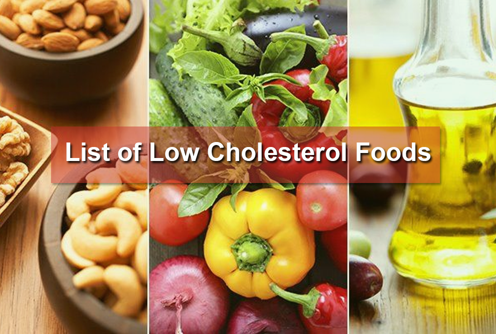 Printable List Of Low Cholesterol Foods