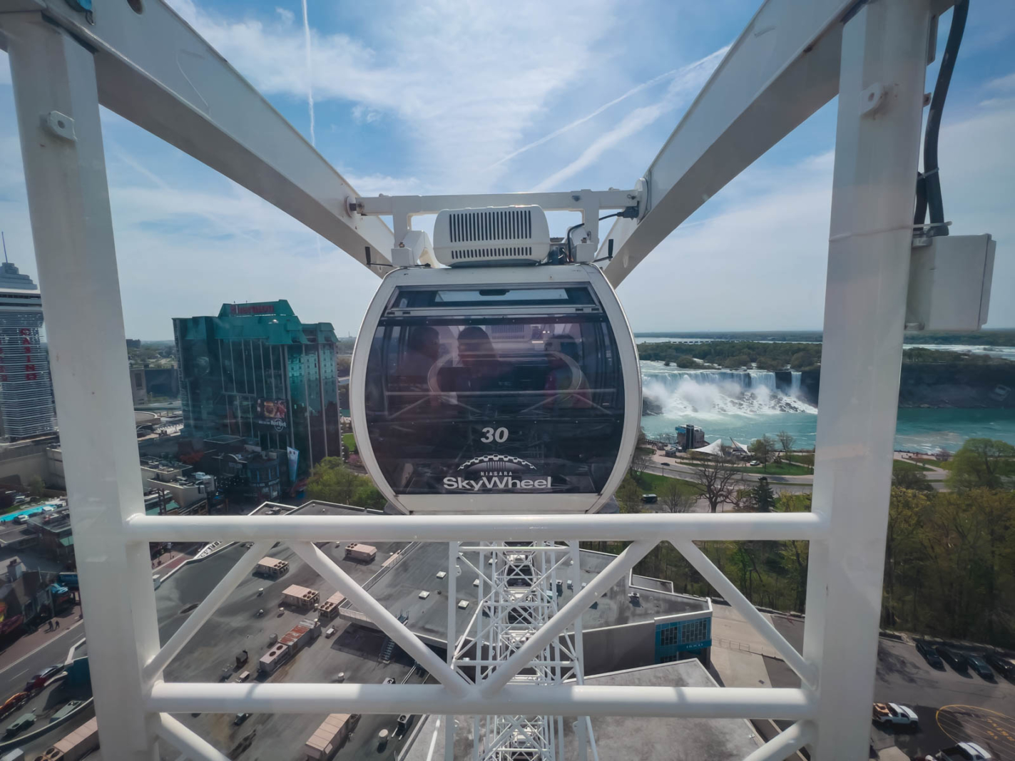 Clifton Hill fun Pass Niagara Skywheel view