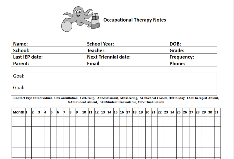 Writing OT notes digitally