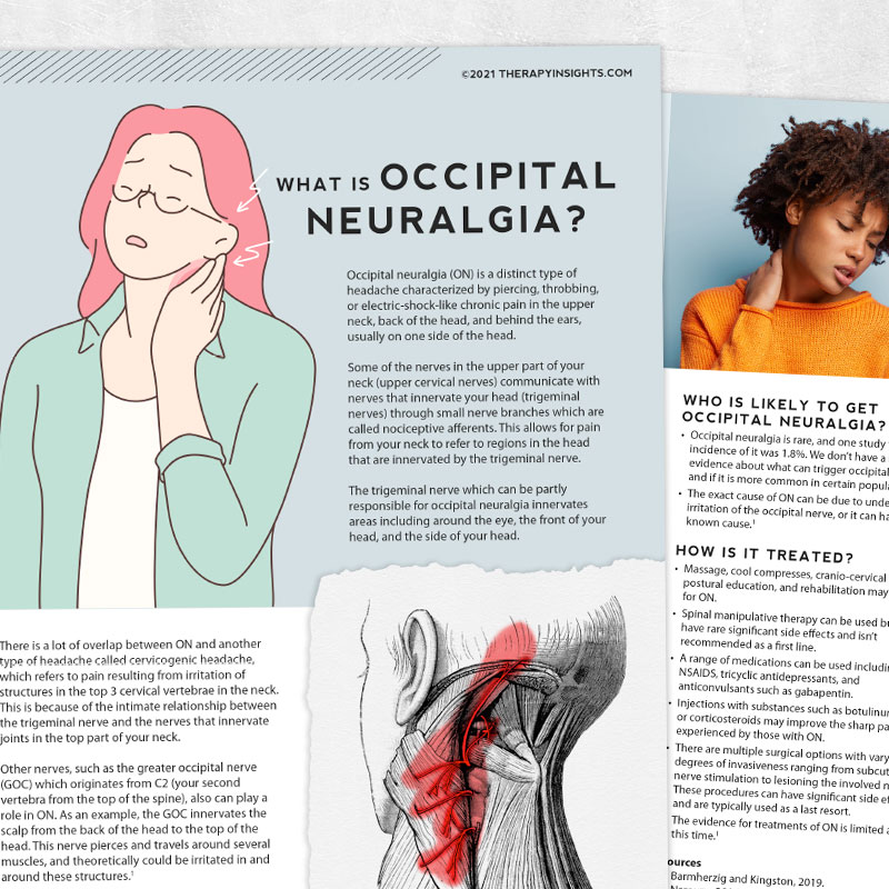 Occipital Neuralgia What Triggers