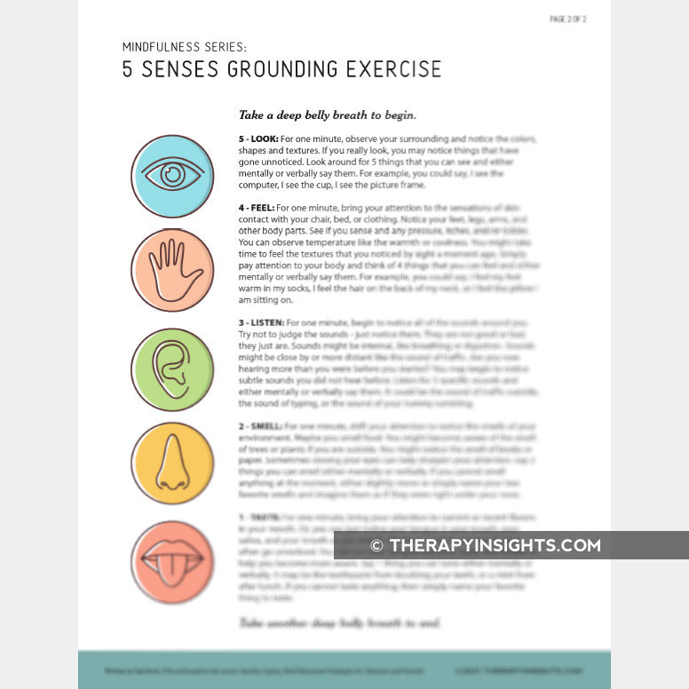 Free Printable Grounding Exercises - Printable Templates