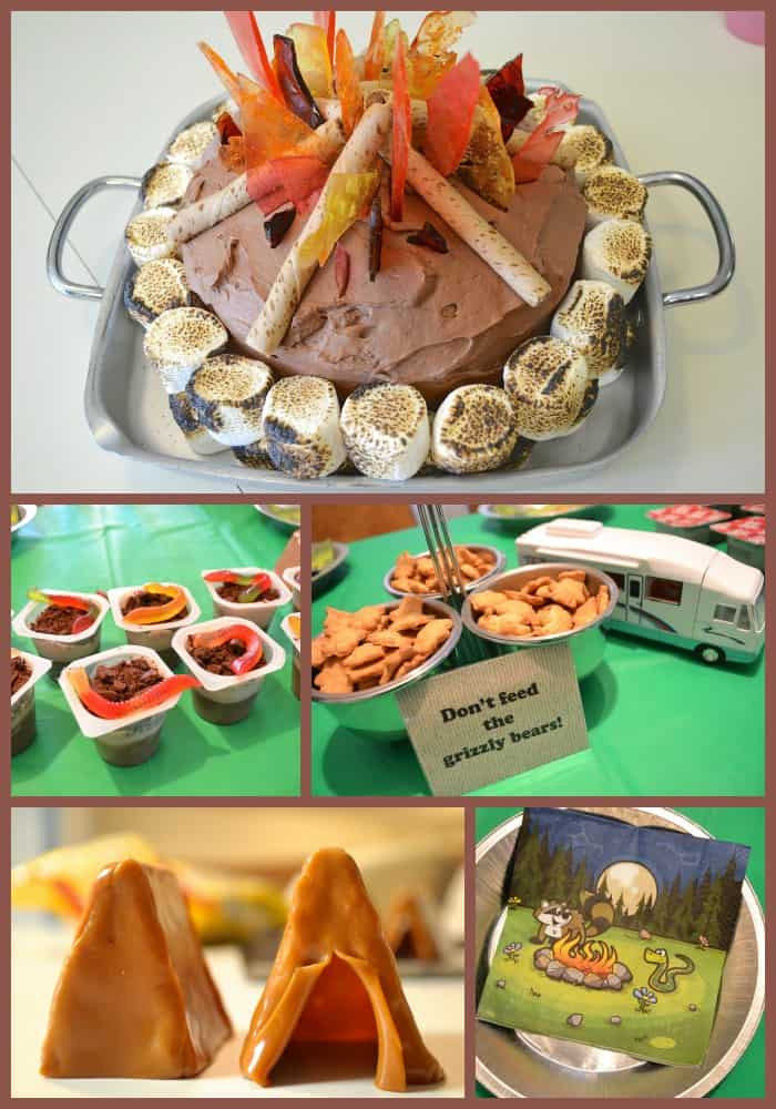 Camping Birthday Party Games
 Campfire Camping Birthday Party Ideas for Kids & Campfire