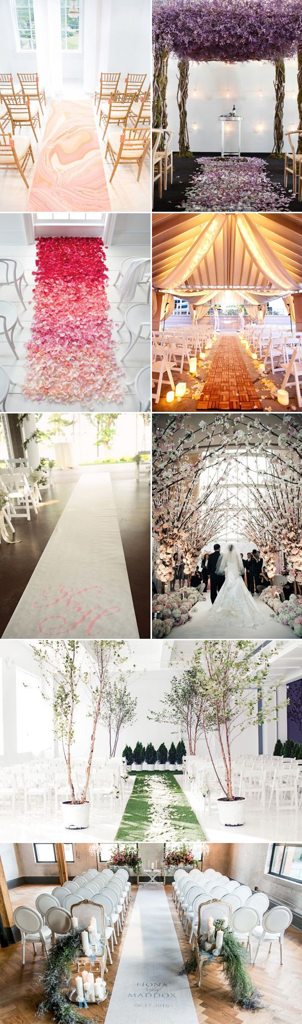 DIY Wedding Aisle Runners
 26 Creative Wedding Aisle Runners