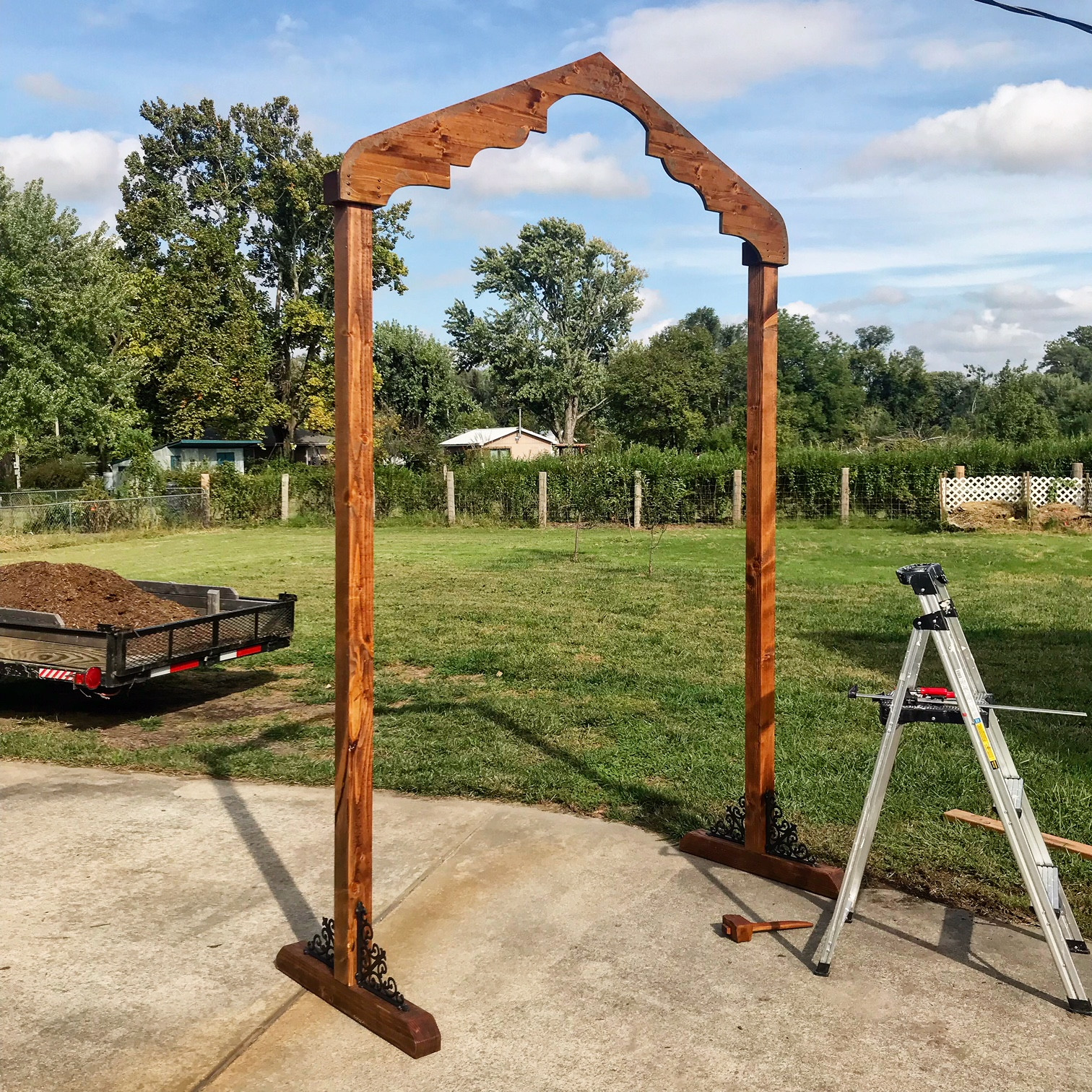 DIY Wedding Arch Wood
 How to make a DIY wedding alter arbor arch whatever