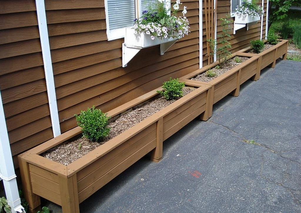 DIY Wooden Flower Box
 Diy Planter Box Plans Make Wooden Boxes Decoratorist