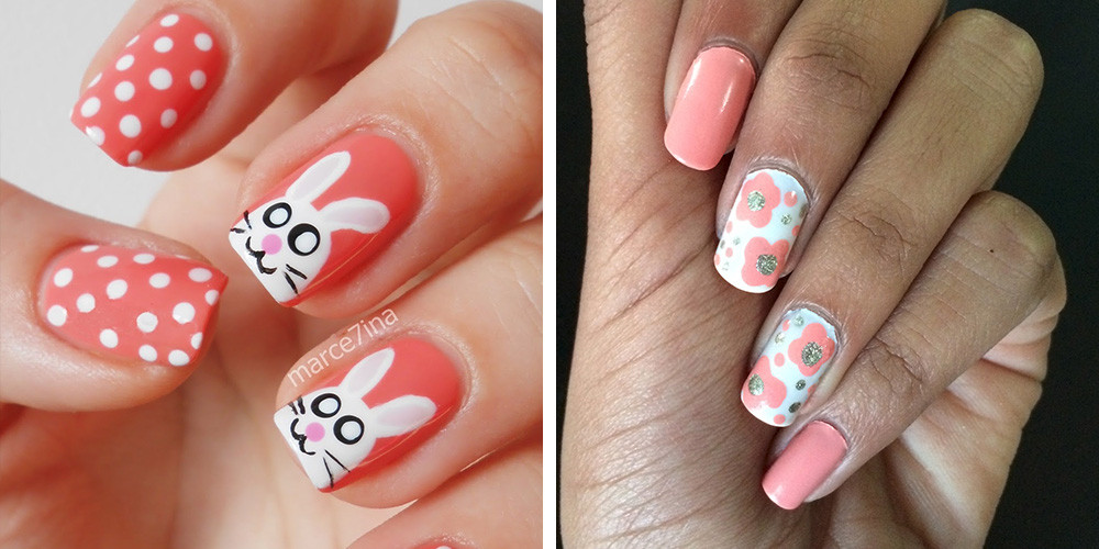 Nail Art Ideas
 24 Cute Easter Nail Designs Easy Easter Nail Art Ideas