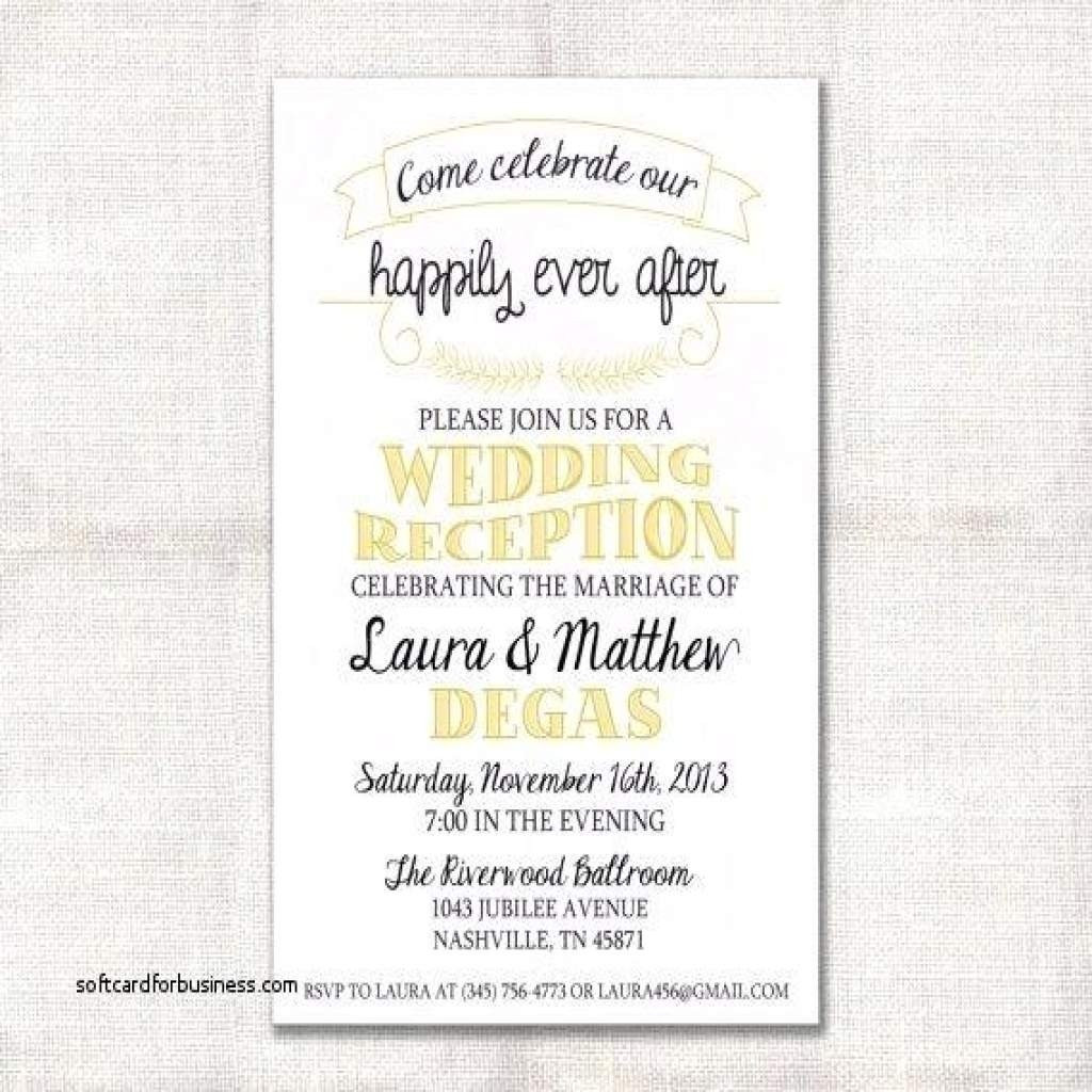 The Best Reception Invitation Wording after Private Wedding - Home ...