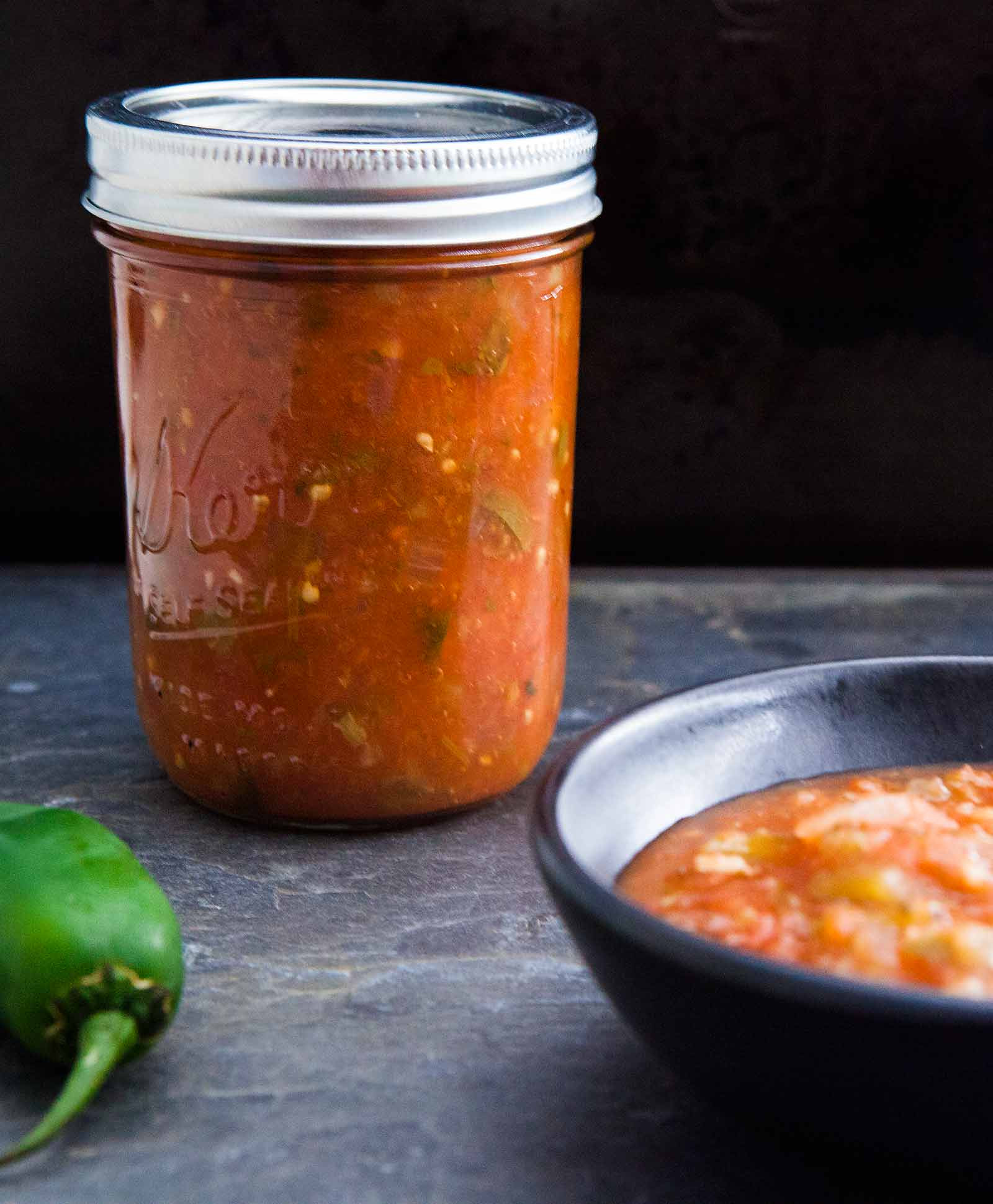 Salsa Canning Recipe
 Canned Tomato Salsa Recipe