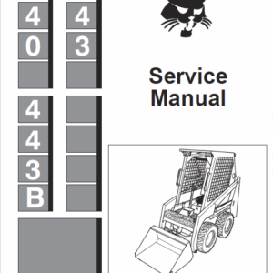 Bobcat 440, 443 and 443B Skid-Steer Loader Service Manual