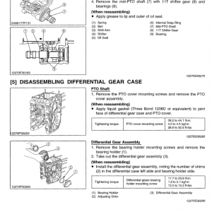 Kubota B2410, B2710, B2910, B7800hsd Tractor Service Manual