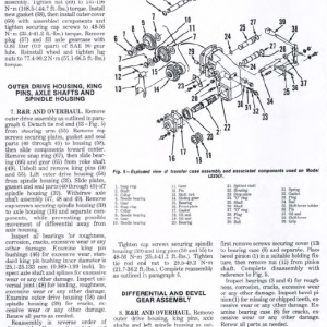 Kubota L175, L210, L225, L260 Tractor Workshop Manual