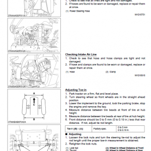 Kubota Bx24, La240, Bt601 Tractor Loader Workshop Manual