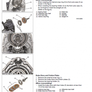 Kubota F2880, F2880e, F3680 Front Mower Workshop Manual