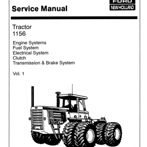 Ford Versatile 1156 Tractor Service Manual