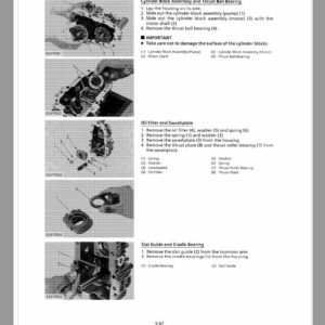 Kubota T1400, T1400H Lawn Mower Workshop Repair Manual - Image 5