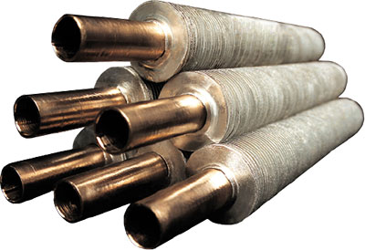 Extruded finned tubes