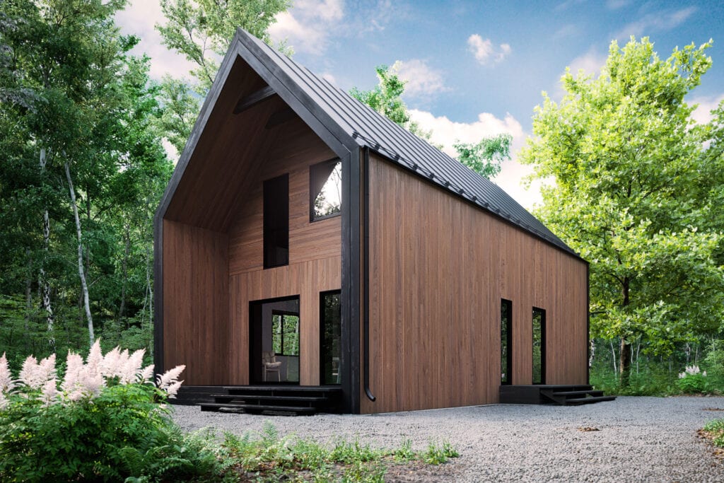 Thermory Red oak cladding