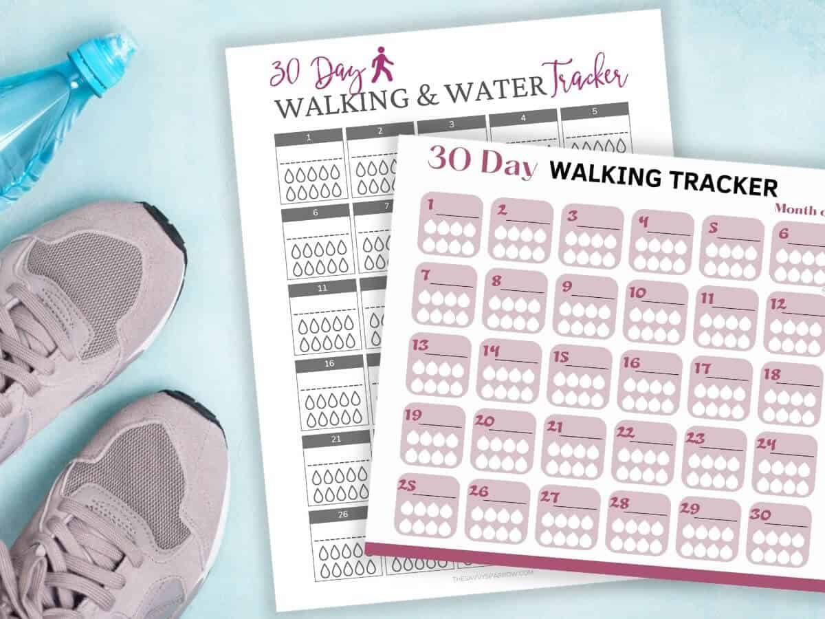 Free Printable Walking Schedule | vlr.eng.br