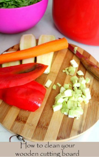 How to clean and disinfect your wooden cutting board