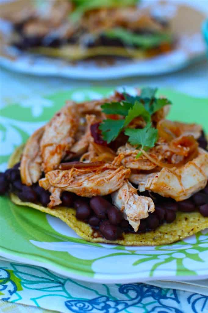 Quick and Easy Chipotle Tostadas