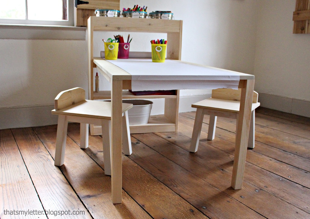 Diy Kids Art Table
 Kids Art Center