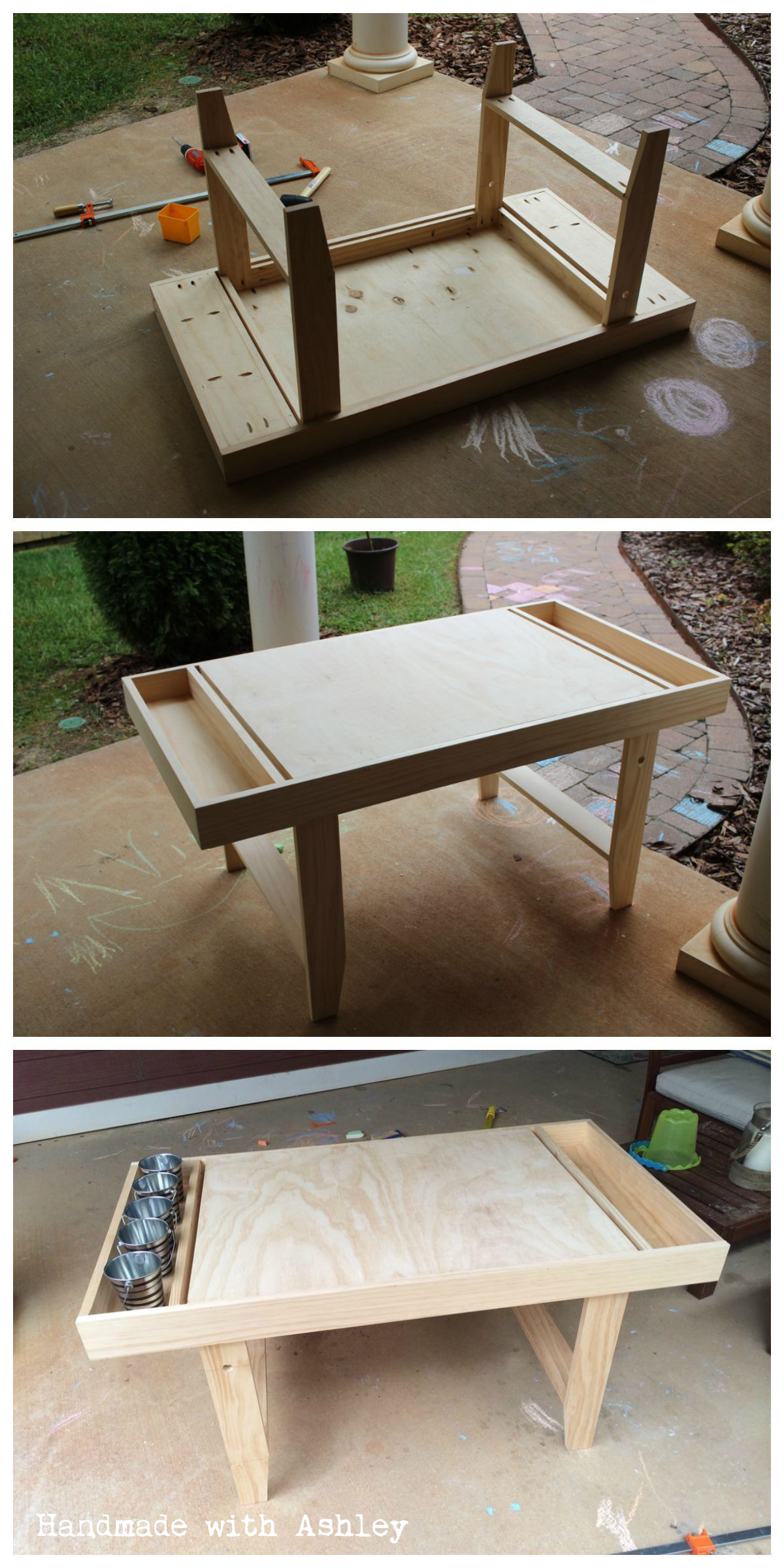 Diy Kids Art Table
 Ana White