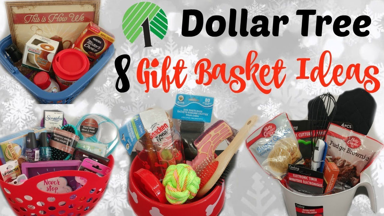 Homemade Holiday Gift Basket Ideas
 8 DOLLAR TREE GIFT BASKETS QUICK & EASY