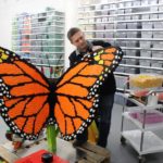 butterfly lego art