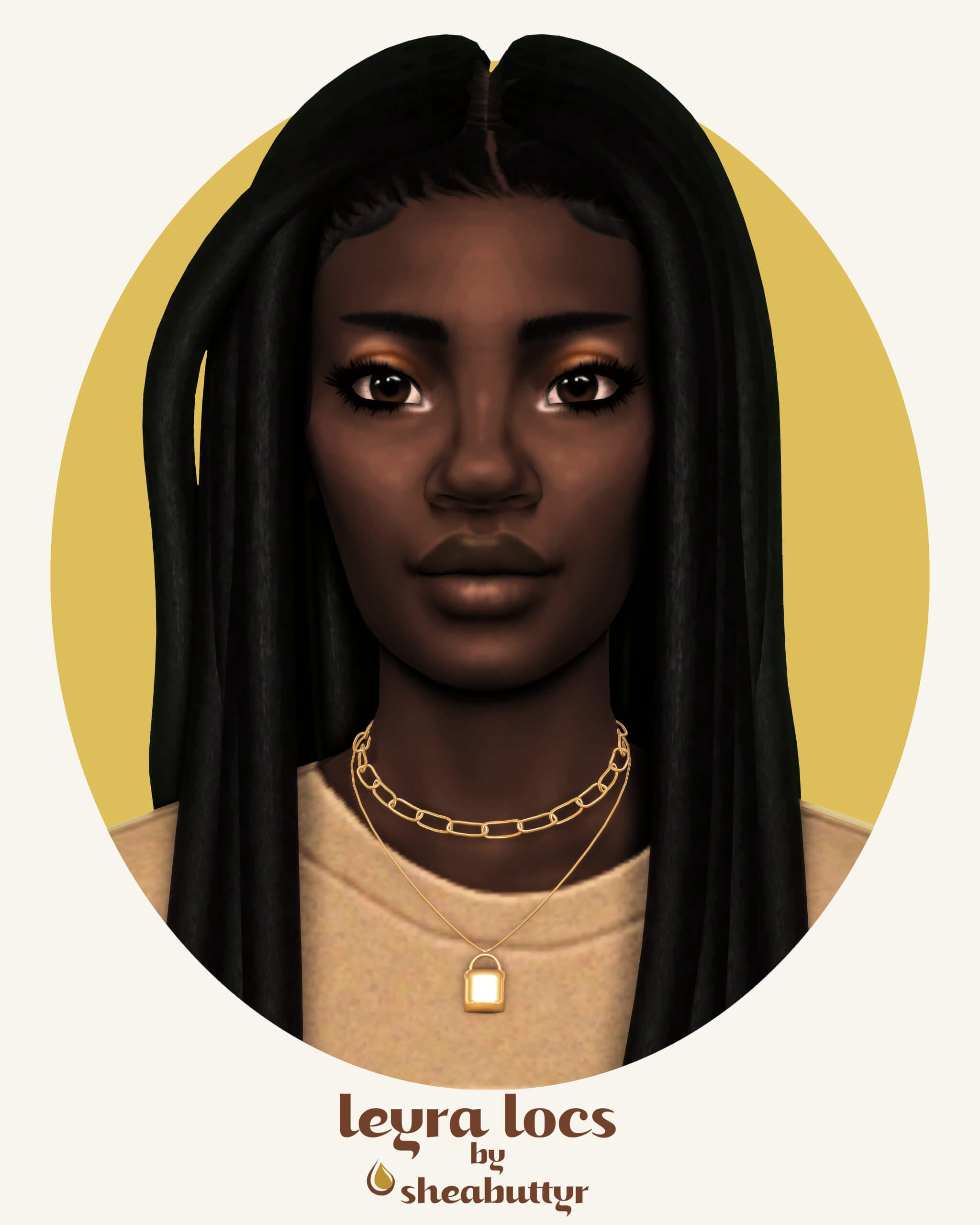 The Sims 4 leyra locs | The Sims Book