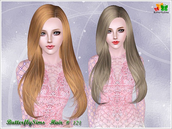 Straight Hairstyle 121 - The Sims 3 Catalog