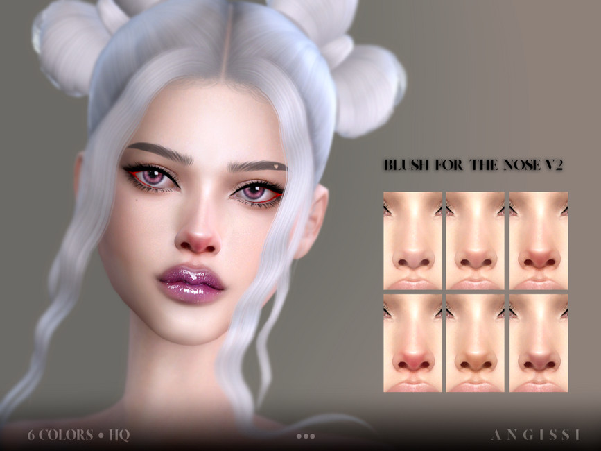 Blush for the nose v2 - The Sims 4 Catalog