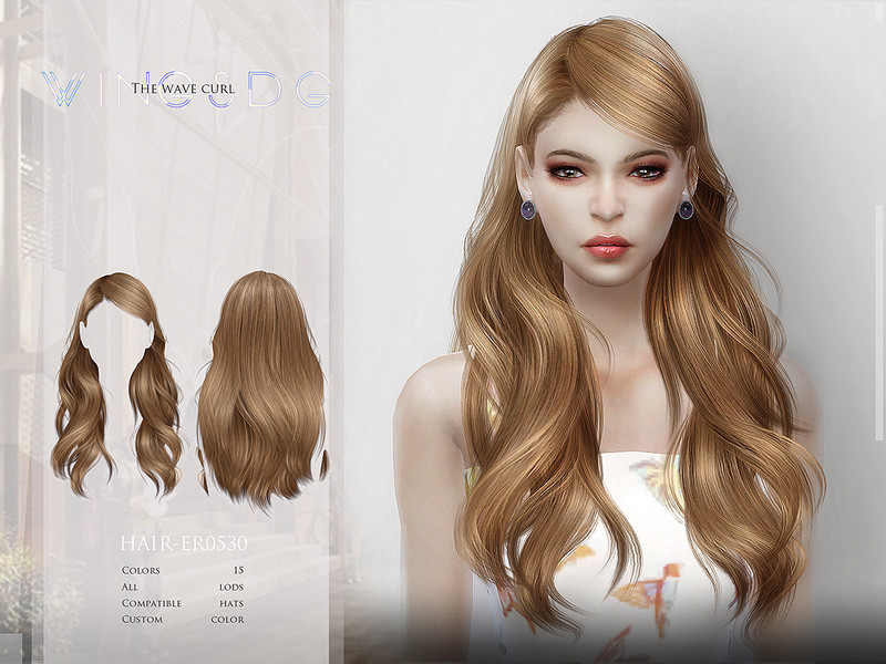 The Wave Curl - ER0530 - The Sims 4 Catalog