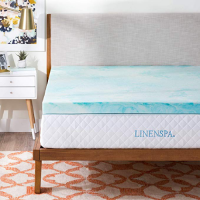 Linenspa Swirl 3-Inch Memory Foam Topper