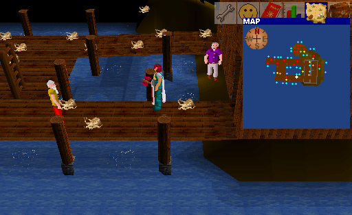 RuneScape fishing - Old school computer games