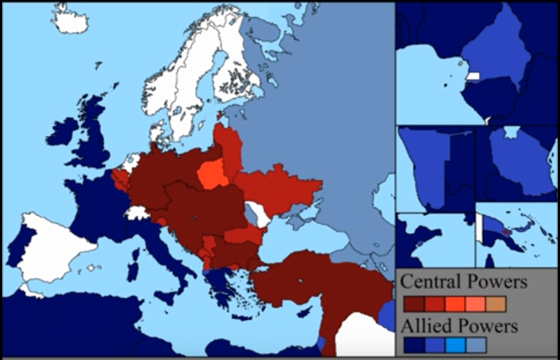 Map of the Day: Every Day of World War I - The Sounding Line