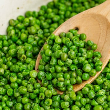 Cooked peas.