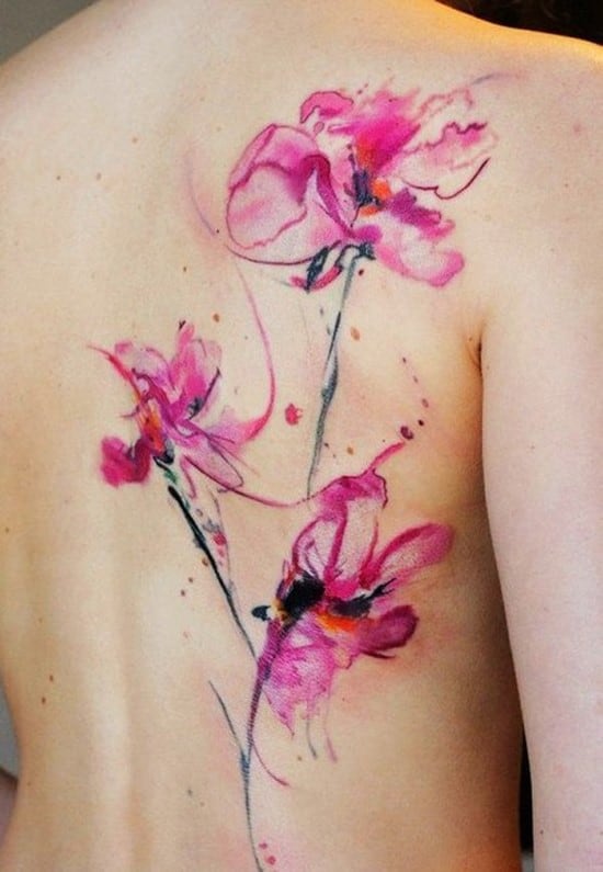 watercolor-flower-tattoo