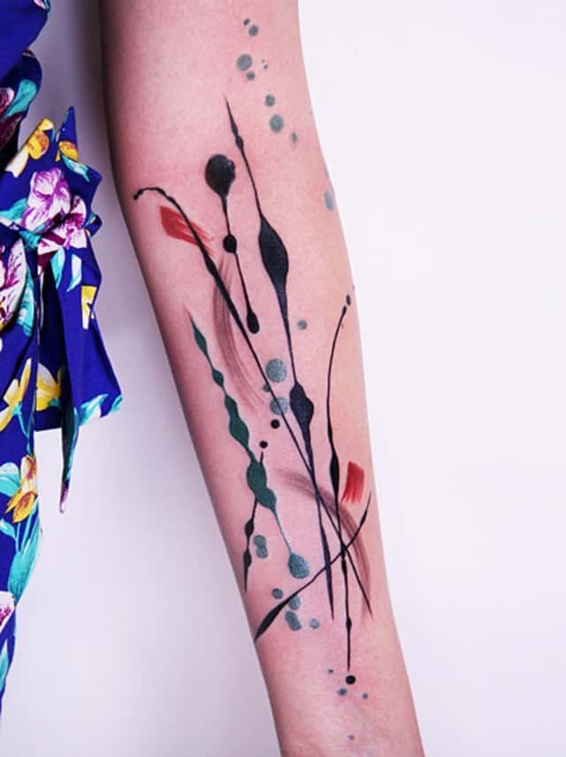 watercolor tattoo