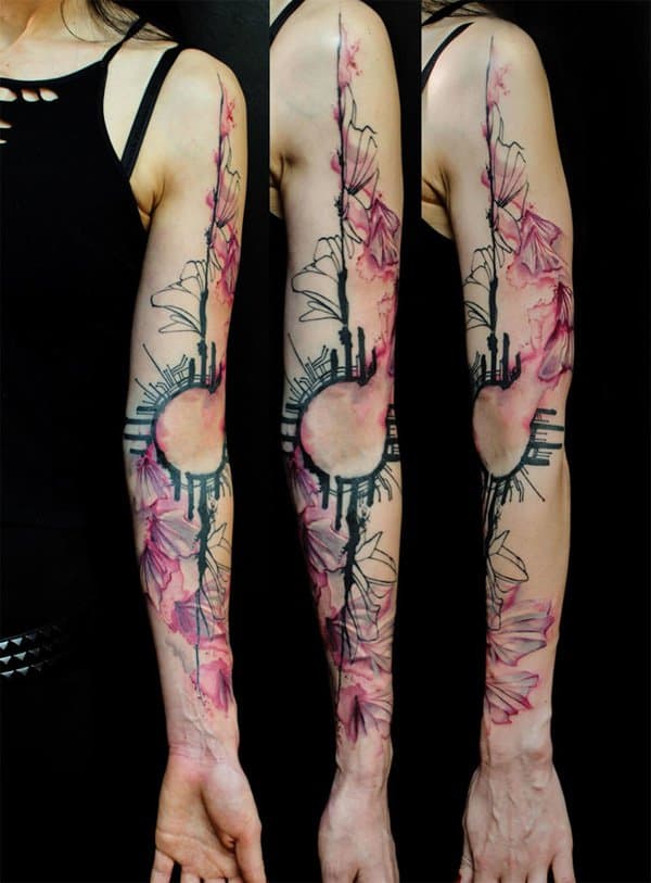 watercolor tattoo