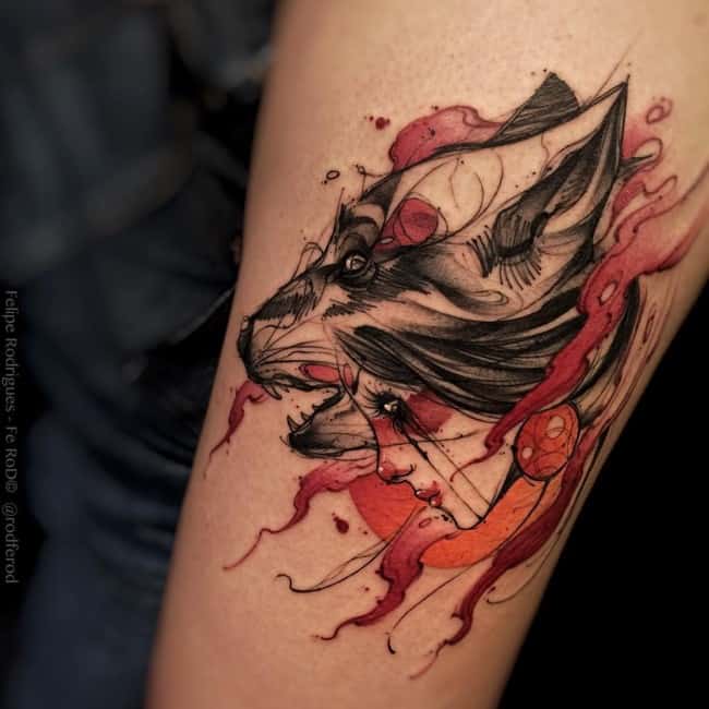 watercolor tattoo