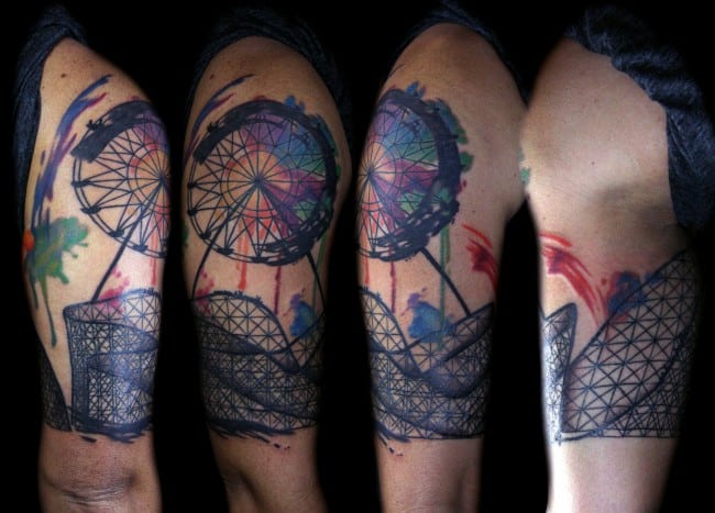 watercolor tattoo