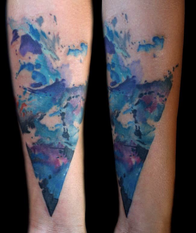 watercolor tattoo